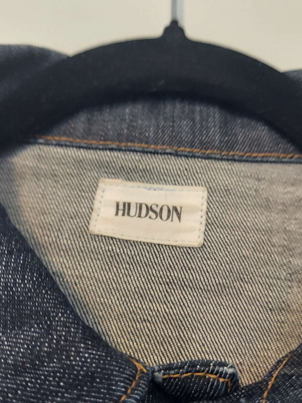 Hudson Jeans Women’s Dark Blue Denim Jacket Size Small - Picture 7 of 10